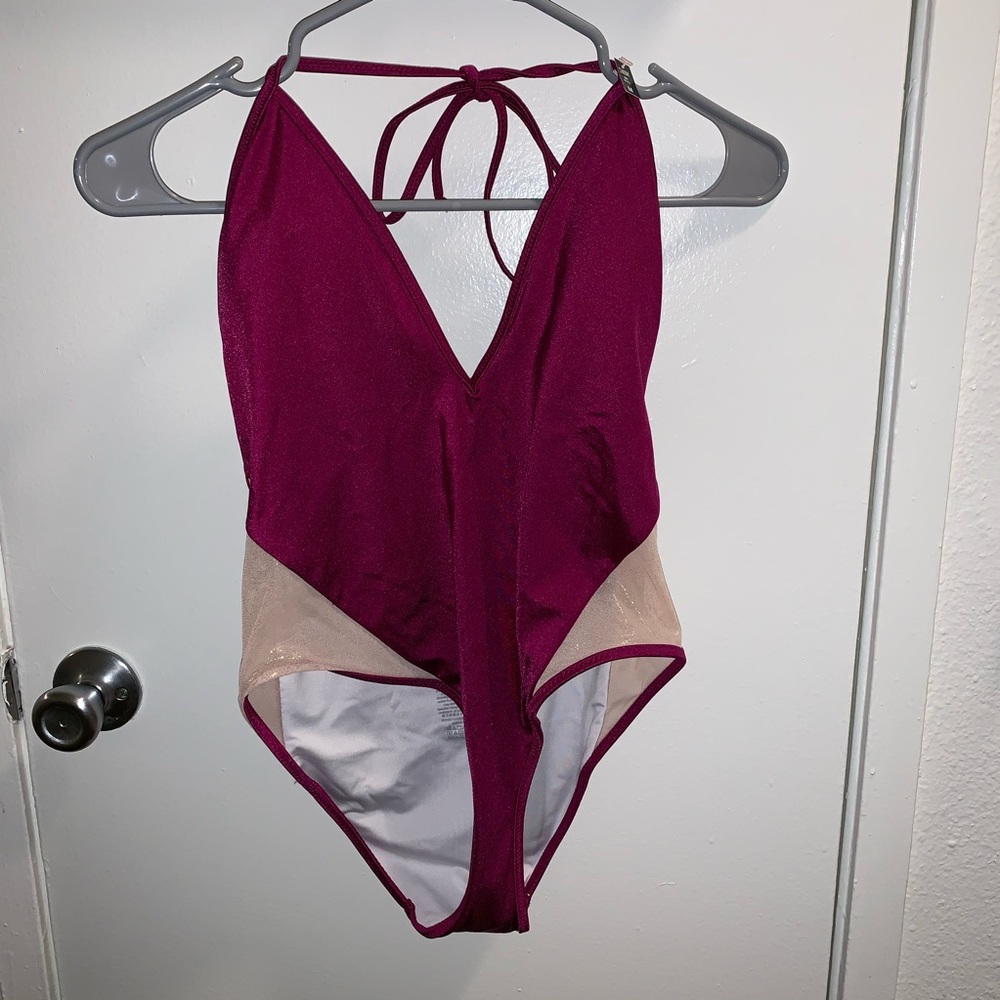 Pink One Piece Swim Suit